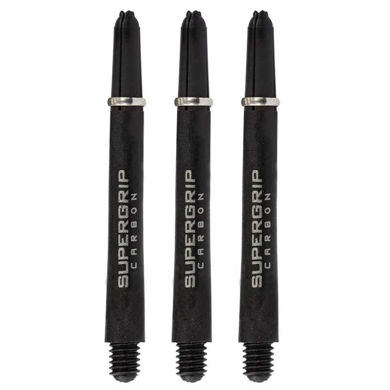 Fléchettes Harrows Supergrip Black - 90% Tungstène - 18g - Pointe Nylon - Lot De 3 - Professionnel